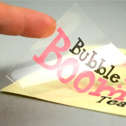 Stiker Vinil Troquelado Transparente